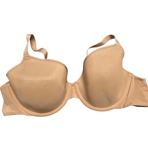 SKIMS WEIGHTLESS SCOOP BRA Tan 32DDD NWOT